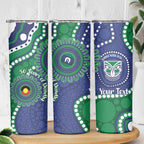 Warriors NAIDOC Week 2026 Personalised Skinny Tumbler 50 Years of Deadly Aboriginal Art
