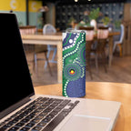 Warriors NAIDOC Week 2026 Personalised Skinny Tumbler 50 Years of Deadly Aboriginal Art