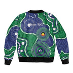 Warriors NAIDOC Week 2026 Personalised Sleeve Zip Bomber Jacket 50 Years of Deadly Aboriginal Art