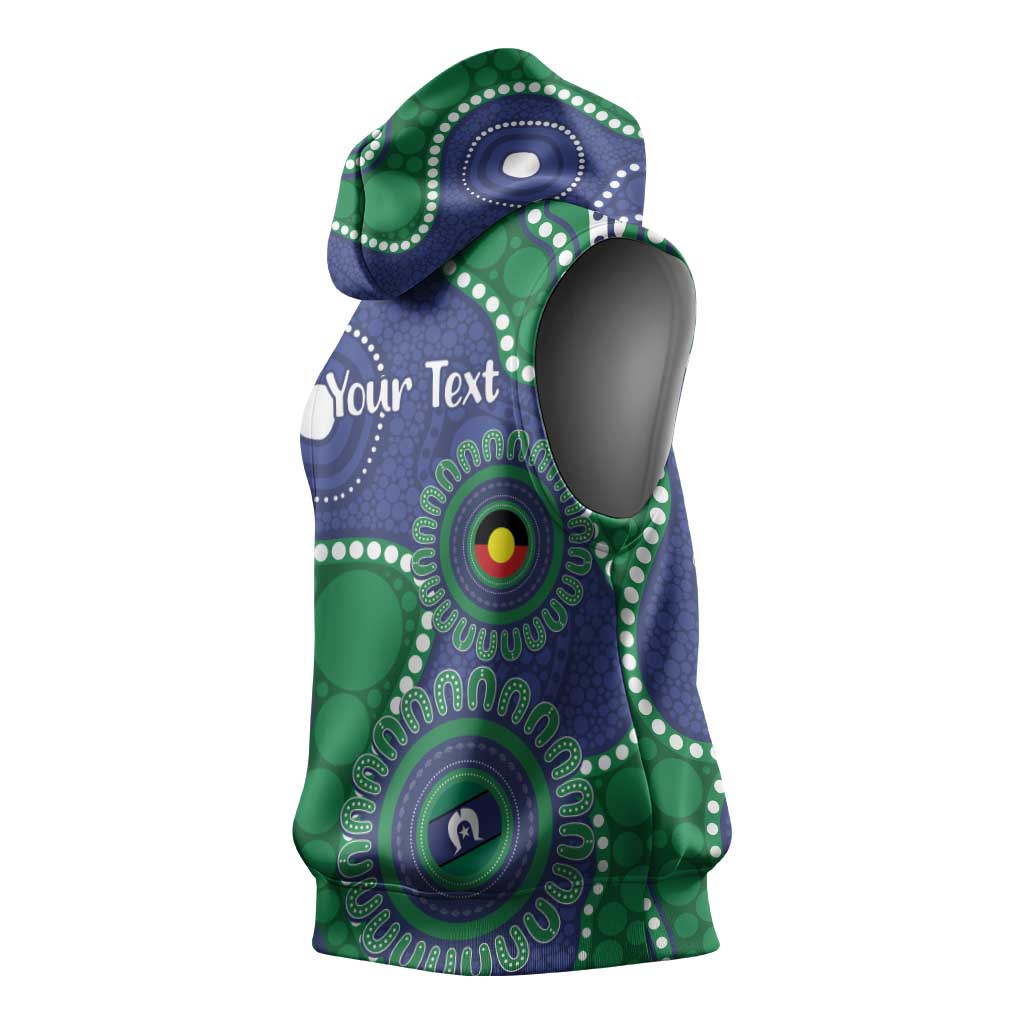 Warriors NAIDOC Week 2026 Personalised Sleeveless Hoodie 50 Years of Deadly Aboriginal Art