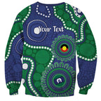 Warriors NAIDOC Week 2026 Personalised Sweatshirt 50 Years of Deadly Aboriginal Art