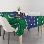 Warriors NAIDOC Week 2026 Personalised Tablecloth 50 Years of Deadly Aboriginal Art