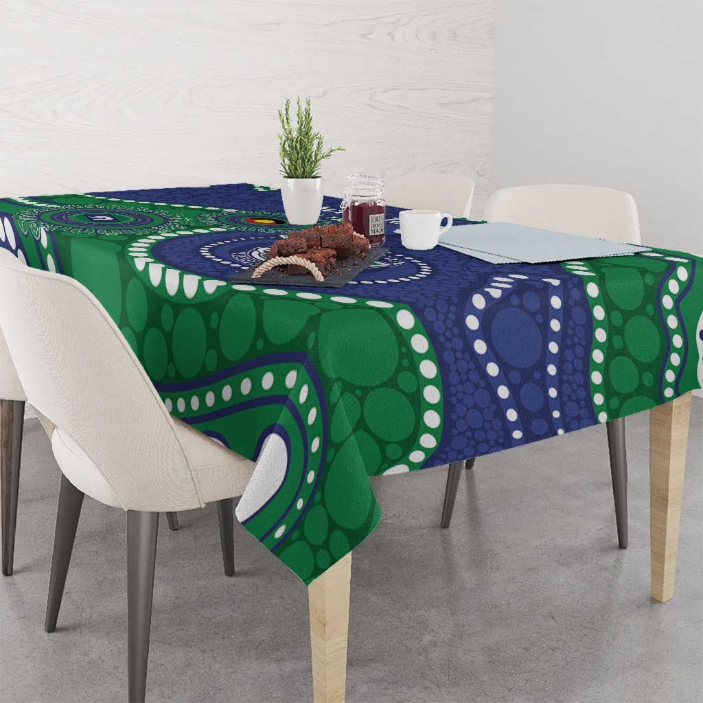 Warriors NAIDOC Week 2026 Personalised Tablecloth 50 Years of Deadly Aboriginal Art