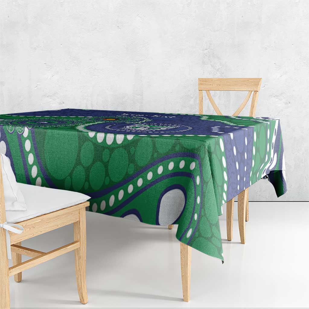 Warriors NAIDOC Week 2026 Personalised Tablecloth 50 Years of Deadly Aboriginal Art