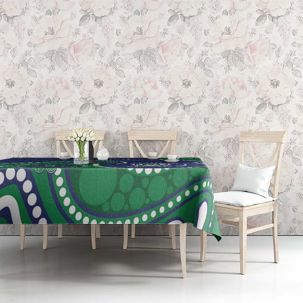 Warriors NAIDOC Week 2026 Personalised Tablecloth 50 Years of Deadly Aboriginal Art