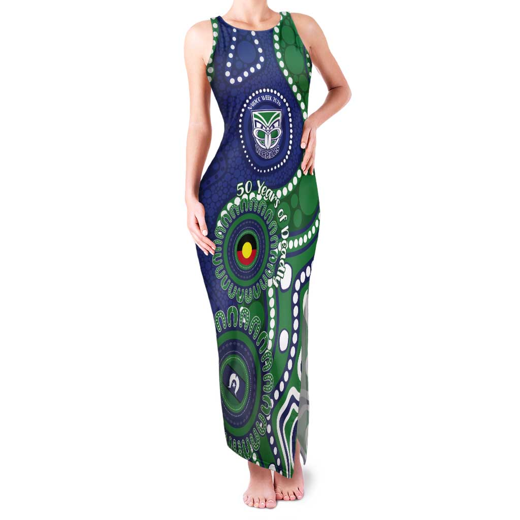 Warriors NAIDOC Week 2026 Personalised Tank Maxi Dress 50 Years of Deadly Aboriginal Art
