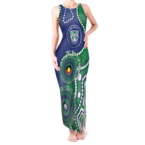 Warriors NAIDOC Week 2026 Personalised Tank Maxi Dress 50 Years of Deadly Aboriginal Art