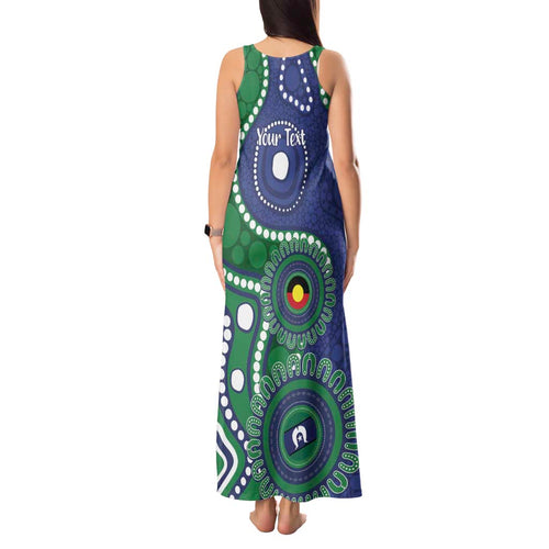 Warriors NAIDOC Week 2026 Personalised Tank Maxi Dress 50 Years of Deadly Aboriginal Art