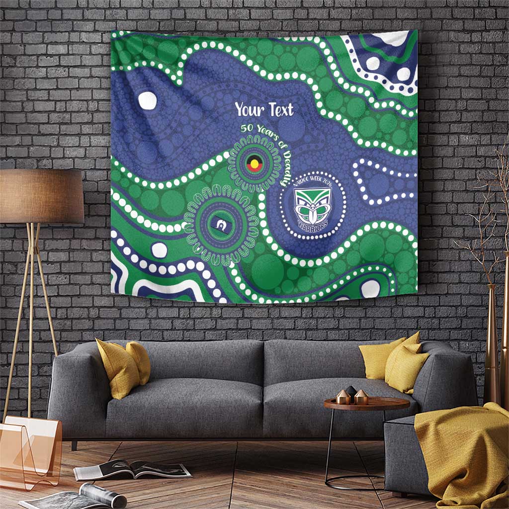 Warriors NAIDOC Week 2026 Personalised Tapestry 50 Years of Deadly Aboriginal Art