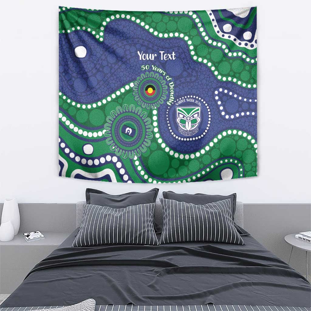 Warriors NAIDOC Week 2026 Personalised Tapestry 50 Years of Deadly Aboriginal Art