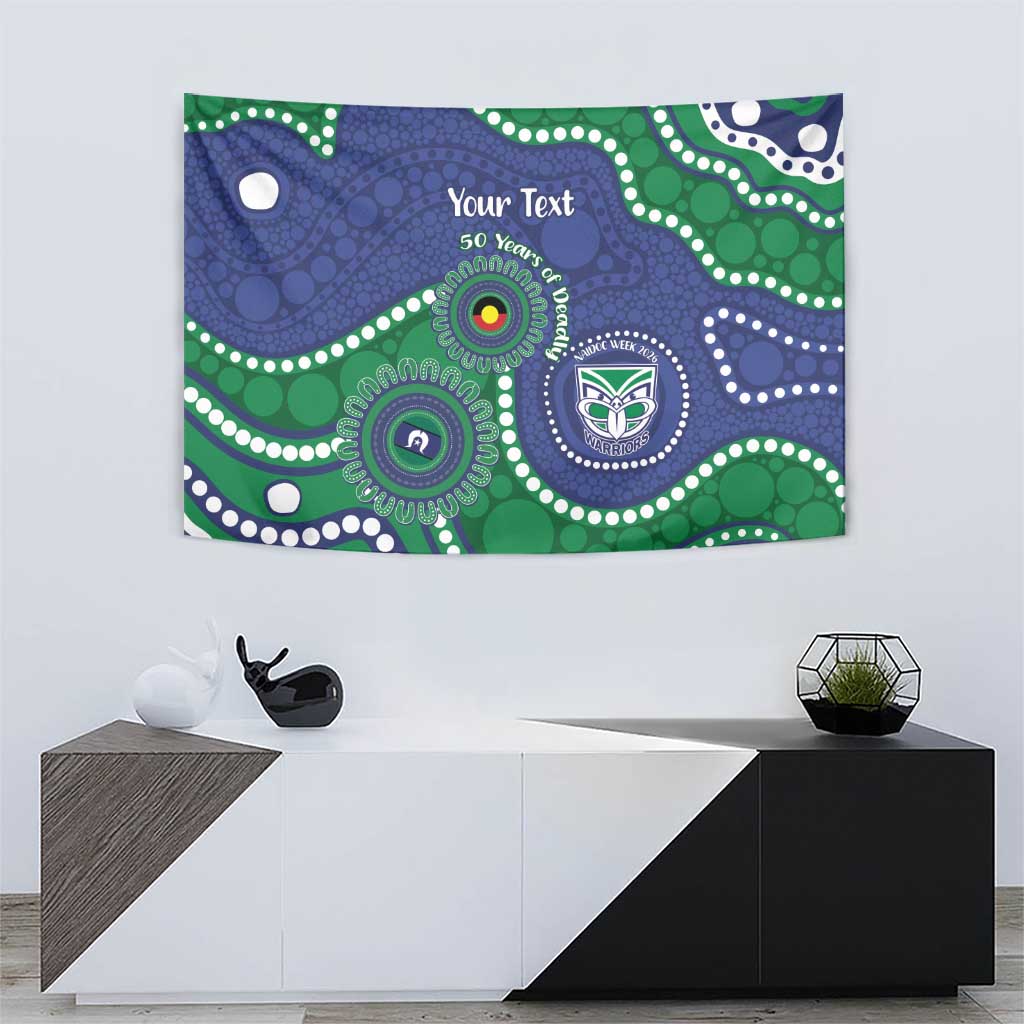 Warriors NAIDOC Week 2026 Personalised Tapestry 50 Years of Deadly Aboriginal Art