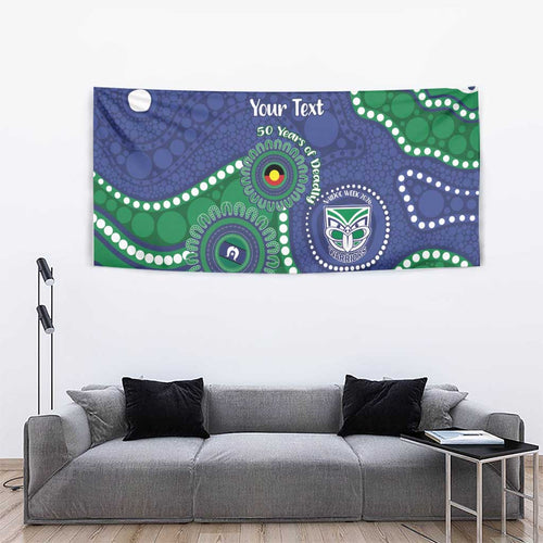 Warriors NAIDOC Week 2026 Personalised Tapestry 50 Years of Deadly Aboriginal Art