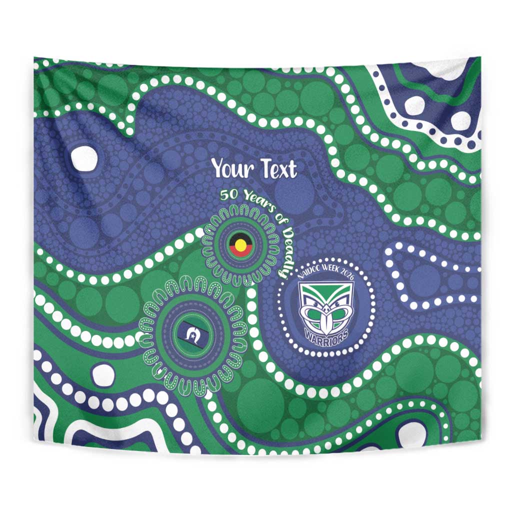 Warriors NAIDOC Week 2026 Personalised Tapestry 50 Years of Deadly Aboriginal Art