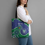 Warriors NAIDOC Week 2026 Personalised Tote Bag 50 Years of Deadly Aboriginal Art