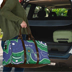 Warriors NAIDOC Week 2026 Personalised Travel Bag 50 Years of Deadly Aboriginal Art