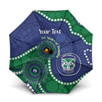 Warriors NAIDOC Week 2026 Personalised Umbrella 50 Years of Deadly Aboriginal Art