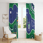 Warriors NAIDOC Week 2026 Personalised Window Curtain 50 Years of Deadly Aboriginal Art