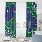 Warriors NAIDOC Week 2026 Personalised Window Curtain 50 Years of Deadly Aboriginal Art