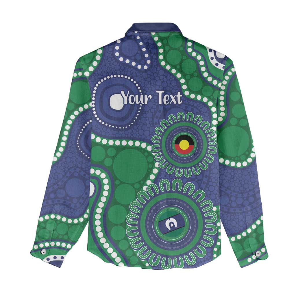 Warriors NAIDOC Week 2026 Personalised Women Casual Shirt 50 Years of Deadly Aboriginal Art