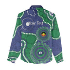 Warriors NAIDOC Week 2026 Personalised Women Casual Shirt 50 Years of Deadly Aboriginal Art
