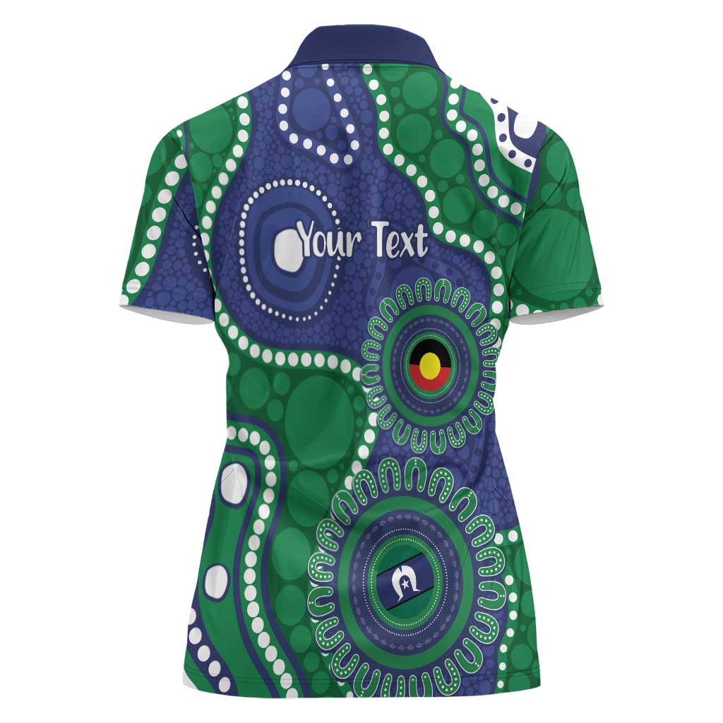 Warriors NAIDOC Week 2026 Personalised Women Polo Shirt 50 Years of Deadly Aboriginal Art