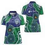 Warriors NAIDOC Week 2026 Personalised Women Polo Shirt 50 Years of Deadly Aboriginal Art