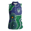 Warriors NAIDOC Week 2026 Personalised Women Sleeveless Polo Shirt 50 Years of Deadly Aboriginal Art