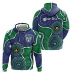 Warriors NAIDOC Week 2026 Personalised Zip Hoodie 50 Years of Deadly Aboriginal Art