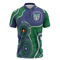 Warriors NAIDOC Week 2026 Personalised Zipper Polo Shirt 50 Years of Deadly Aboriginal Art