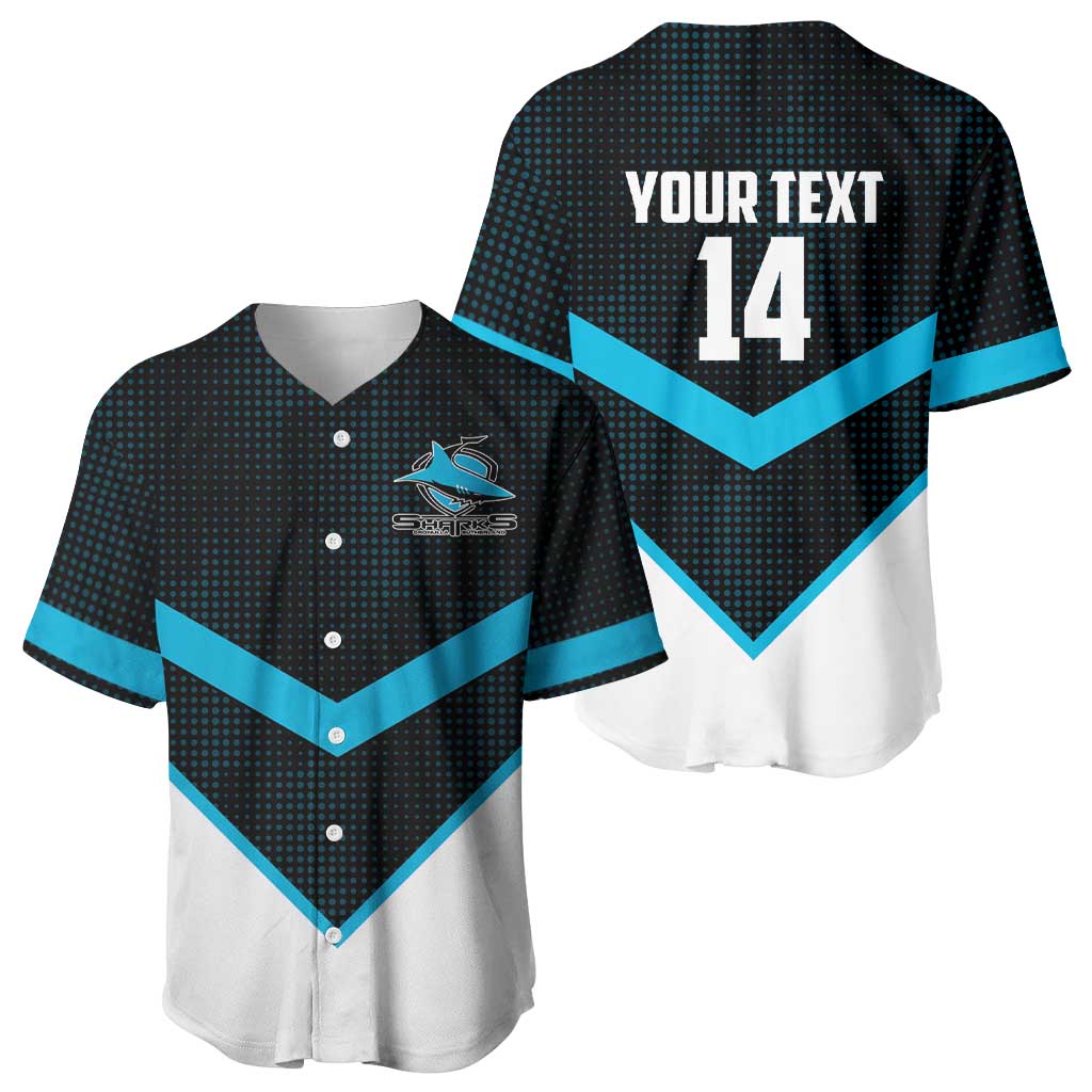 Cronulla-Sutherland Sharks Custom Baseball Jersey Go Sharkies 2026 Version