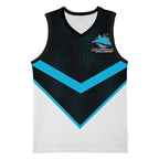Cronulla-Sutherland Sharks Custom Basketball Jersey Go Sharkies 2026 Version