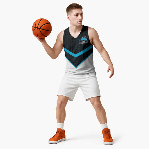 Cronulla-Sutherland Sharks Custom Basketball Jersey Go Sharkies 2026 Version