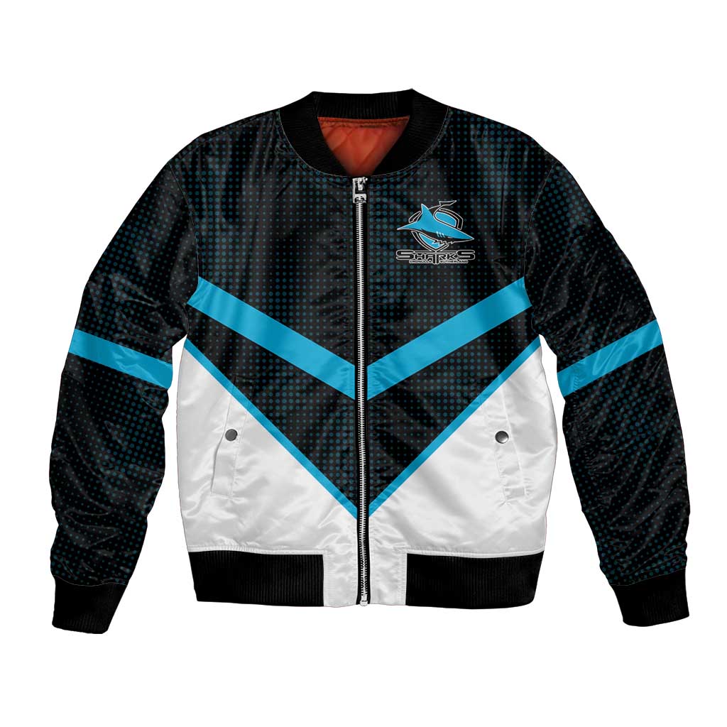Cronulla-Sutherland Sharks Custom Bomber Jacket Go Sharkies 2026 Version