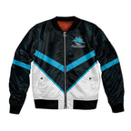Cronulla-Sutherland Sharks Custom Bomber Jacket Go Sharkies 2026 Version