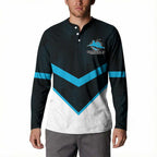 Cronulla-Sutherland Sharks Custom Button Sweatshirt Go Sharkies 2026 Version