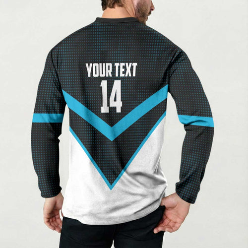 Cronulla-Sutherland Sharks Custom Button Sweatshirt Go Sharkies 2026 Version