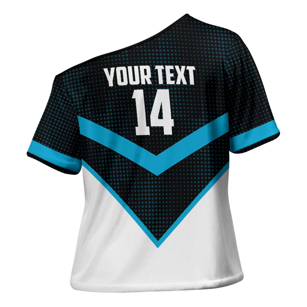 Cronulla-Sutherland Sharks Custom Cross Shoulder Shirt Go Sharkies 2026 Version