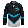 Cronulla-Sutherland Sharks Custom Hockey Jersey Go Sharkies 2026 Version