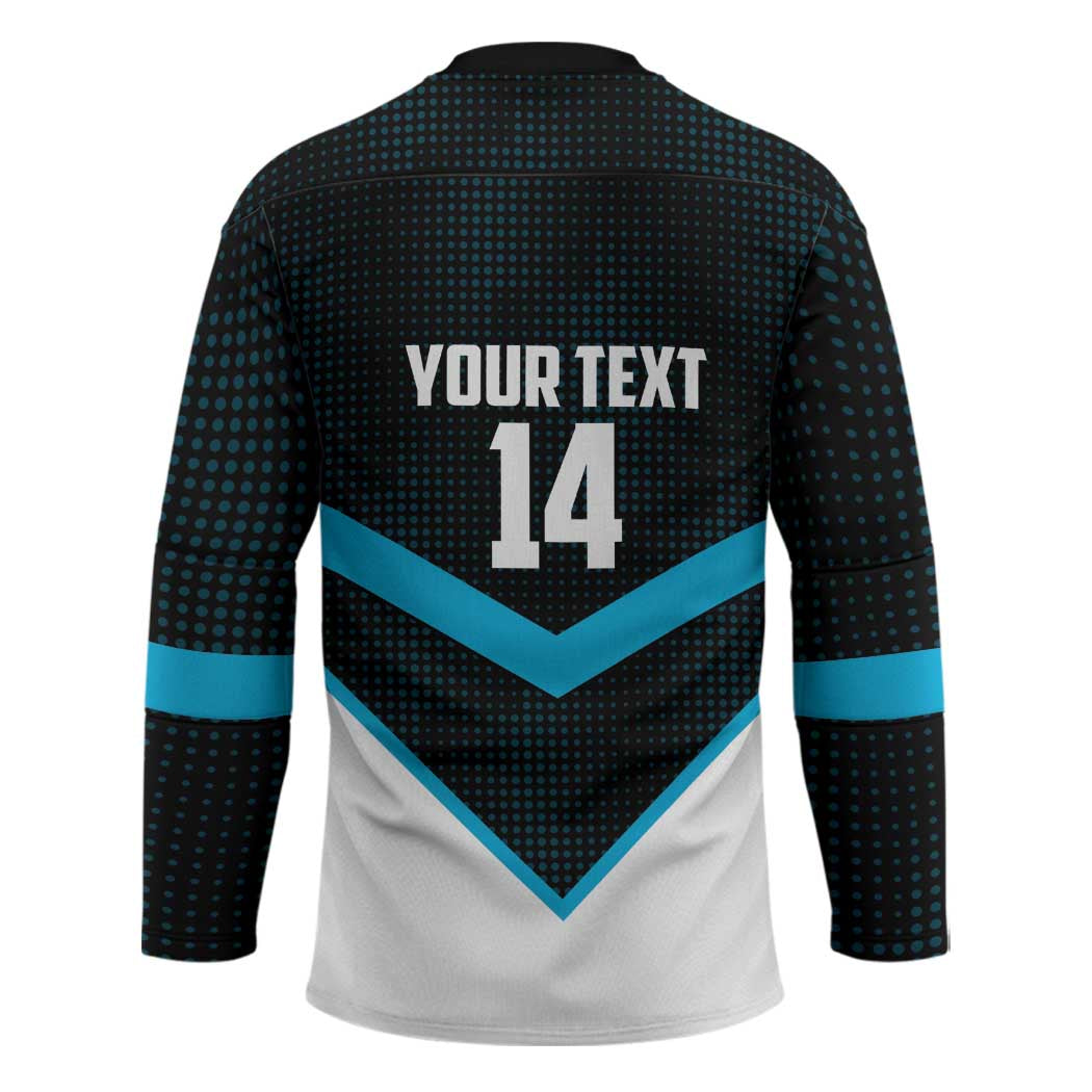 Cronulla-Sutherland Sharks Custom Hockey Jersey Go Sharkies 2026 Version