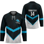 Cronulla-Sutherland Sharks Custom Hockey Jersey Go Sharkies 2026 Version