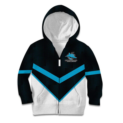 Cronulla-Sutherland Sharks Custom Kid Hoodie Go Sharkies 2026 Version