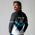 Cronulla-Sutherland Sharks Custom Long Sleeve Polo Shirt Go Sharkies 2026 Version