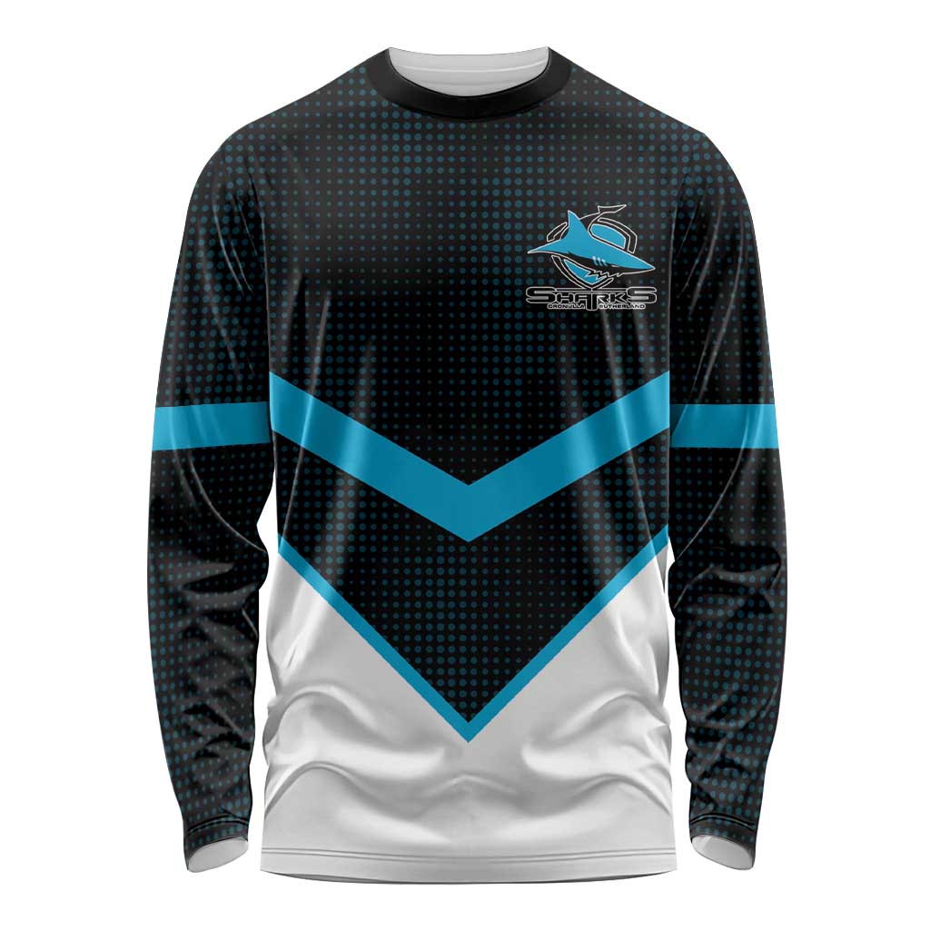Cronulla-Sutherland Sharks Custom Long Sleeve Shirt Go Sharkies 2026 Version