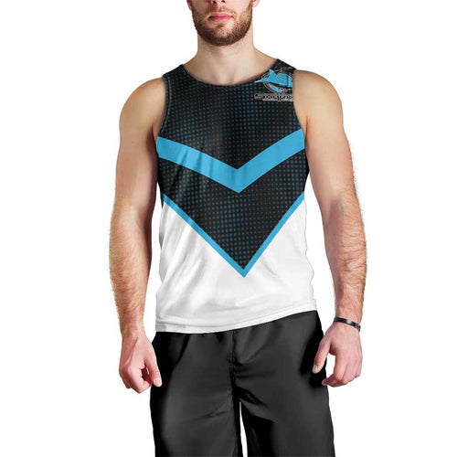 Cronulla-Sutherland Sharks Custom Men Tank Top Go Sharkies 2026 Version