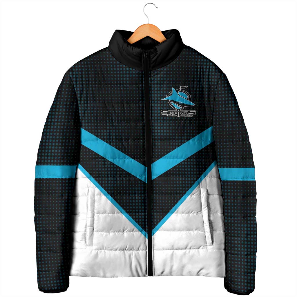 Cronulla-Sutherland Sharks Custom Padded Jacket Go Sharkies 2026 Version