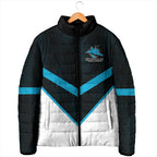 Cronulla-Sutherland Sharks Custom Padded Jacket Go Sharkies 2026 Version
