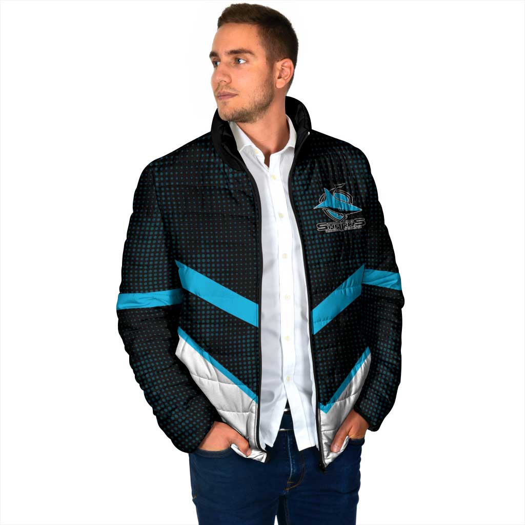 Cronulla-Sutherland Sharks Custom Padded Jacket Go Sharkies 2026 Version