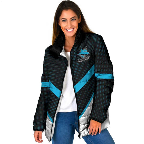 Cronulla-Sutherland Sharks Custom Padded Jacket Go Sharkies 2026 Version