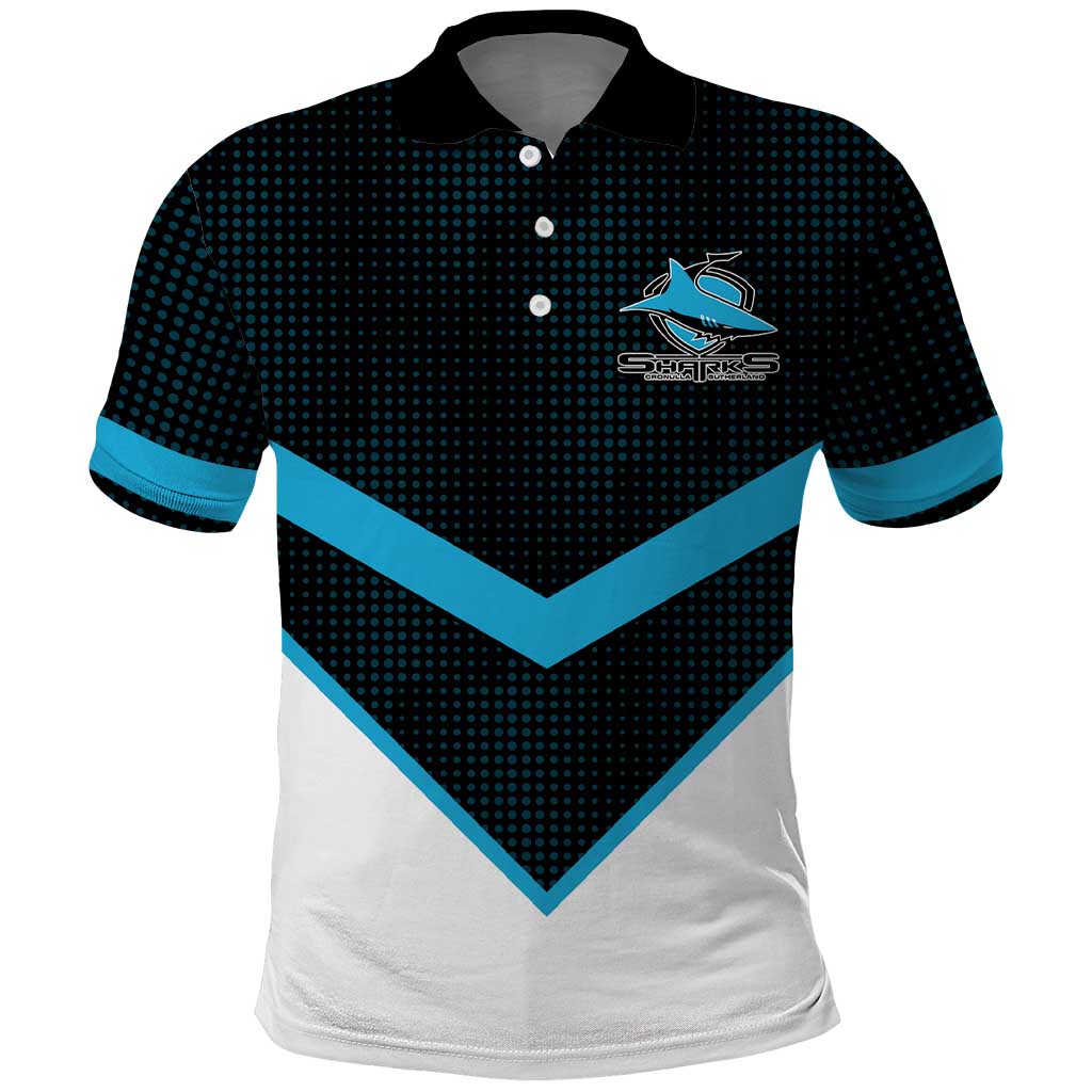 Cronulla-Sutherland Sharks Custom Polo Shirt Go Sharkies 2026 Version