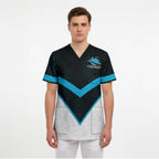 Cronulla-Sutherland Sharks Custom Scrub Top Go Sharkies 2026 Version